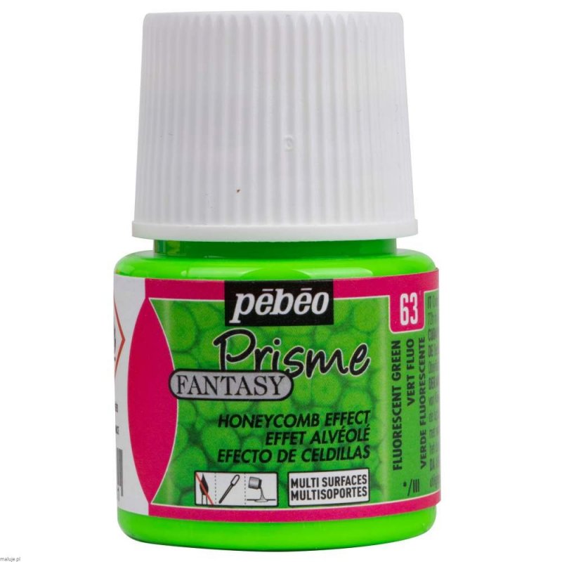 Pebeo Fantasy Prisme Pintura de efectos 45 ml - Fluorescente Verde