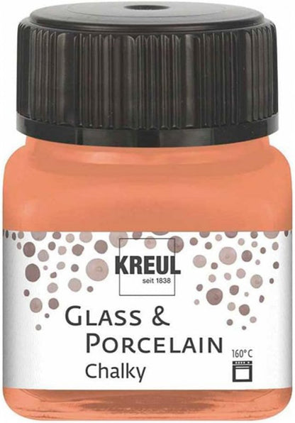Kreul Pintura para vidrio y porcelana Chalky 20 ml - Terracotta Earth