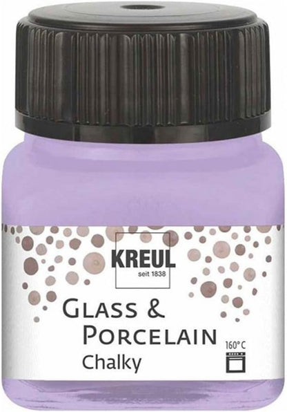 Kreul Pintura para vidrio y porcelana Chalky 20 ml - Sweet Lavender