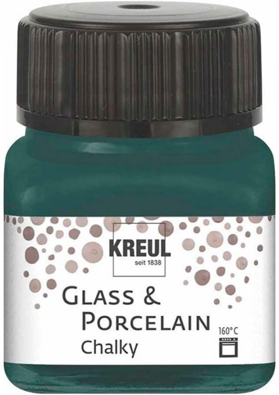 Kreul Pintura para vidrio y porcelana Chalky 20 ml - Cottage Green