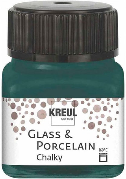 Kreul Pintura para vidrio y porcelana Chalky 20 ml - Cottage Green