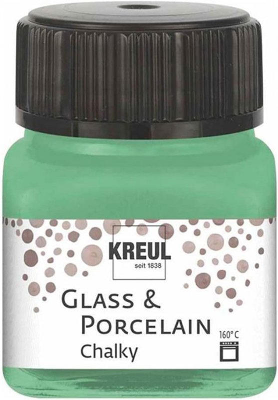 Kreul Pintura para vidrio y porcelana Chalky 20 ml - Rosemary Green