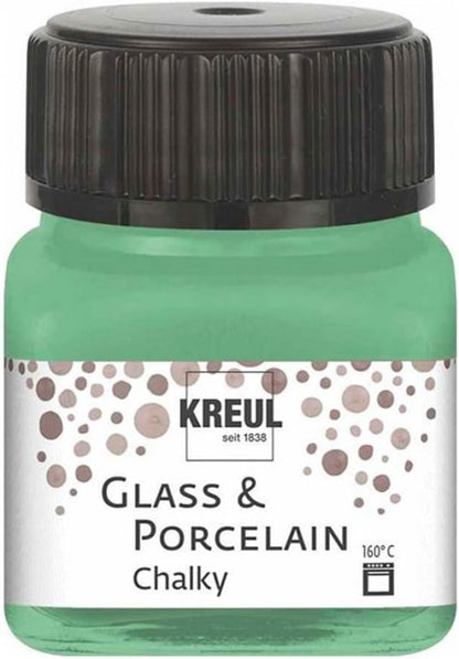 Kreul Pintura para vidrio y porcelana Chalky 20 ml - Rosemary Green