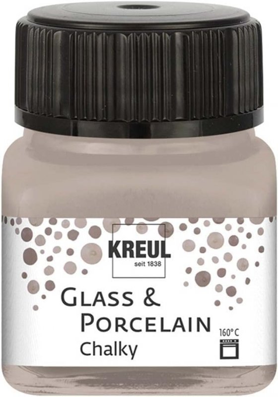 Kreul Pintura para vidrio y porcelana Chalky 20 ml - Noble Nougat