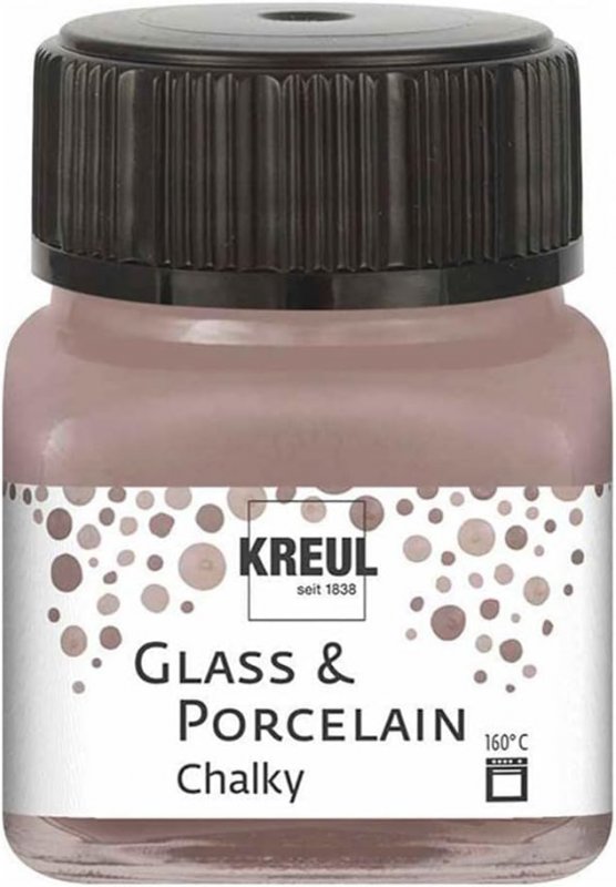 Kreul Pintura para vidrio y porcelana Chalky 20 ml - Mild Mocca