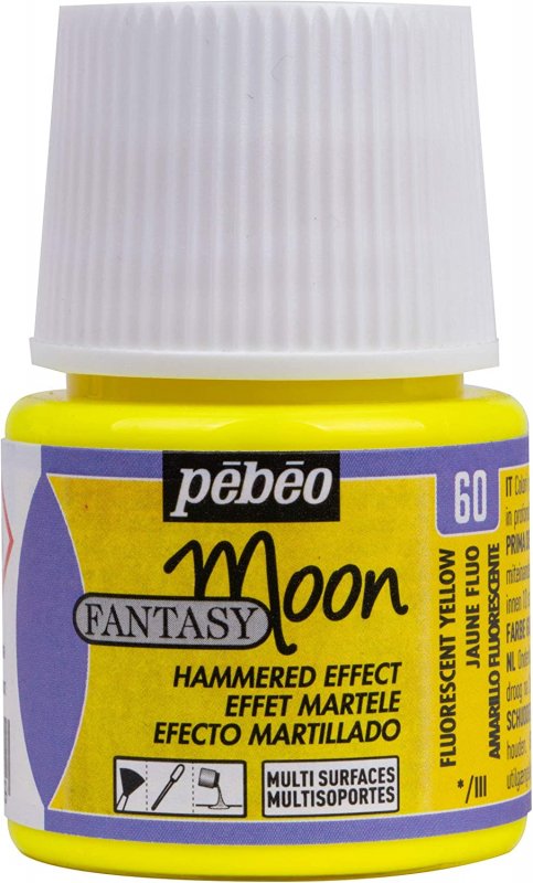 Pebeo Fantasy Moon Pintura de efectos 45 ml - Fluorescente Yellow