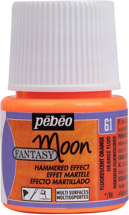 Pebeo Fantasy Moon Pintura de efectos 45 ml - Fluorescente Orange