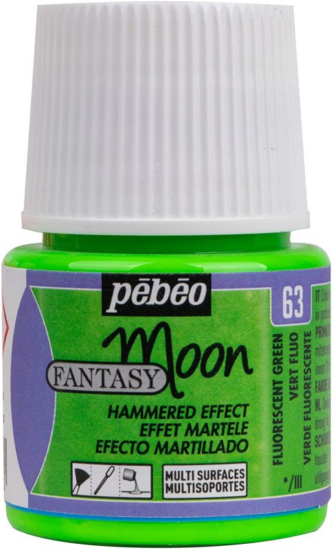 Pebeo Fantasy Moon Pintura de efectos 45 ml - Fluorescente Green