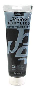 Pebeo Studio Pintura acrílica 250 ml - Mars Black
