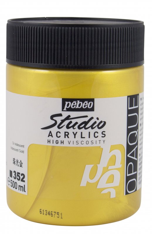 Pebeo Studio Pintura acrílica 500 ml - 352 - Oro