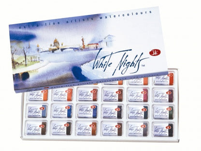 White Nights Watercolour Sets - Cardboard box - 24 pack