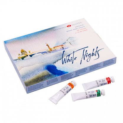 White Nights Watercolour Sets - Tubes - 24 x 10 ml
