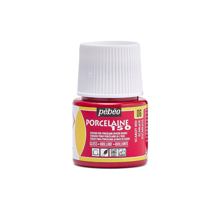 Pebeo Porcelaine 150 Pintura para porcelana 45 ml - 06 - Scharlaken