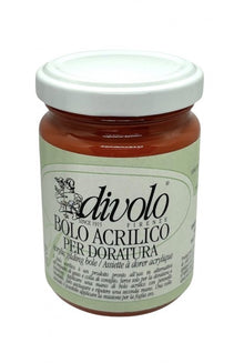 Divolo Acryl-Poliment Base para dorado 125 ml - Rojo