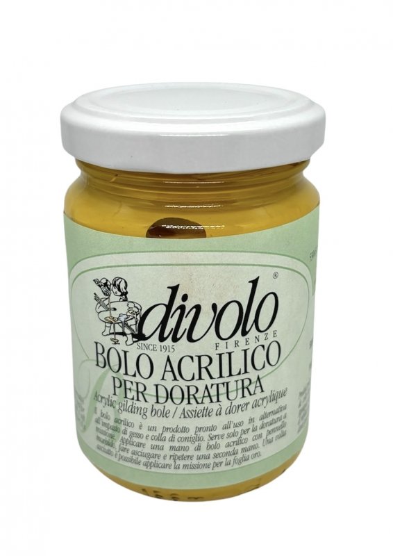 Divolo Acryl-Poliment Base para dorado 125 ml - Amarillo