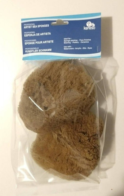 Kereso Natuurlijke Zee Sponzen Ruw - 2 unidades - 13-15 cm