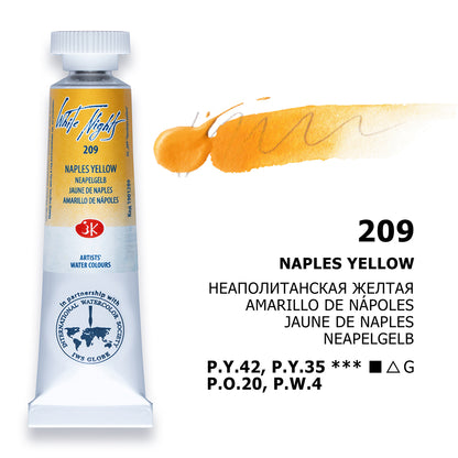 White Nights Watercolour Tube 10 ml - Naples Yellow