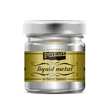Pentart Vloeibare Metaalverf 30 ml - Plata