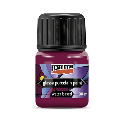 Pentart Pintura para porcelana y vidrio 30 ml - Magenta