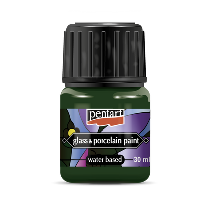 Pentart Pintura para porcelana y vidrio 30 ml - Verde