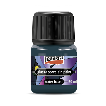Pentart Pintura para porcelana y vidrio 30 ml - Turquoise- Green