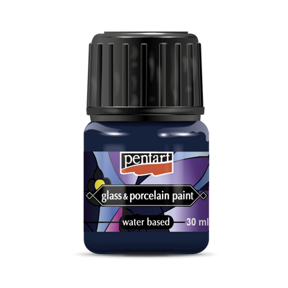Pentart Pintura para porcelana y vidrio 30 ml - Azul