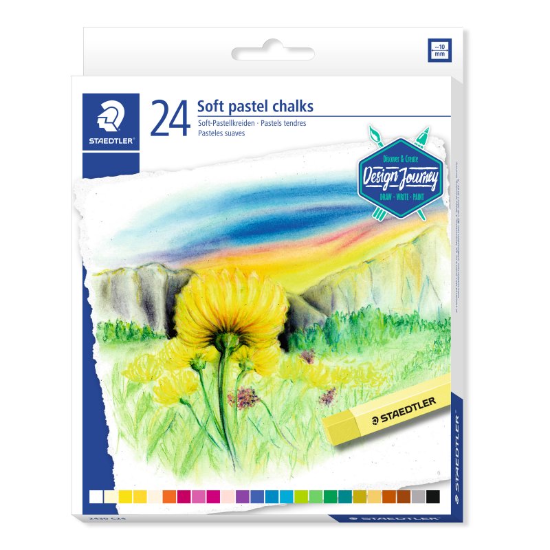 Staedtler Dry Chalk Zacht Pastelkrijt - 24 Colores