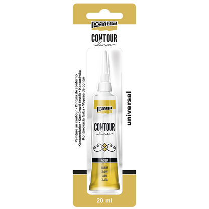 Pentart Universal Contour Liner 20 ml - Oro