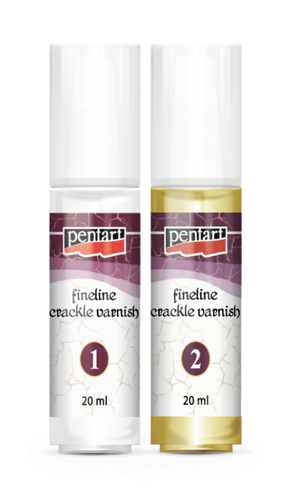 Pentart Fineline 2 componentes Craquelé Barniz - 2 x 20 ml