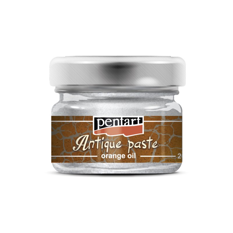 Pentart Antiek Pasta de cera 20 ml - Plata
