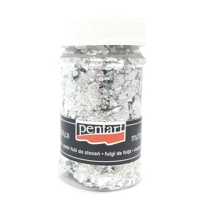 Pentart Metal Flakes 100 ml - Plata