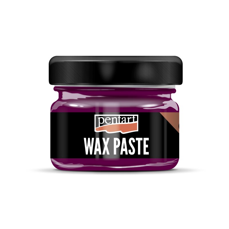Pentart Pasta de cera de abeja coloreada 20 ml - Magenta
