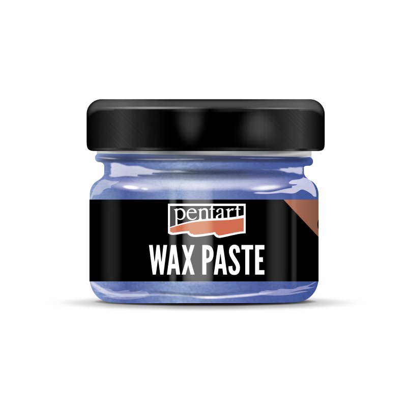 Pentart Pasta de cera de abeja coloreada 20 ml - Metallic Azul