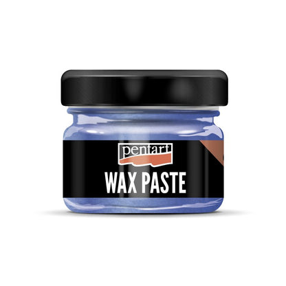 Pentart Pasta de cera de abeja coloreada 20 ml - Metallic Azul