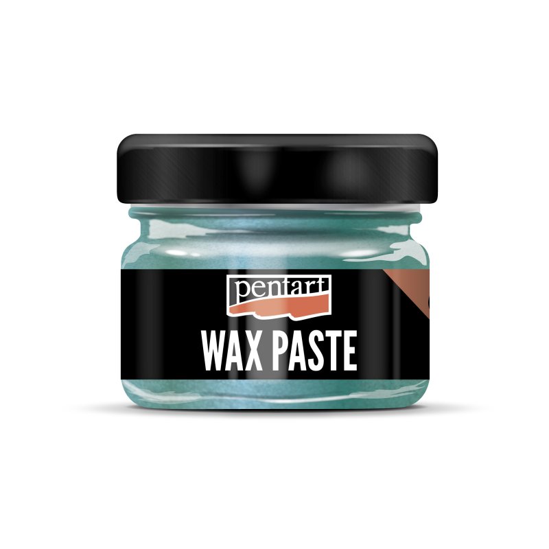 Pentart Pasta de cera de abeja coloreada 20 ml - Metallic Turkoois