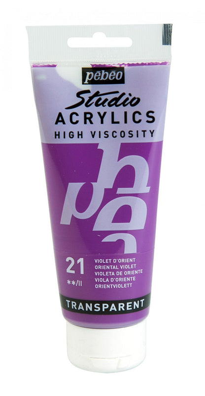 Pebeo Studio Pintura acrílica 100 ml - 21 - Violeta oriental
