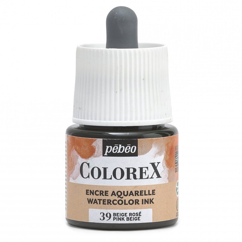 Pebeo Colorex Tinta acuarelable 45 ml - 39 - Roze Beige