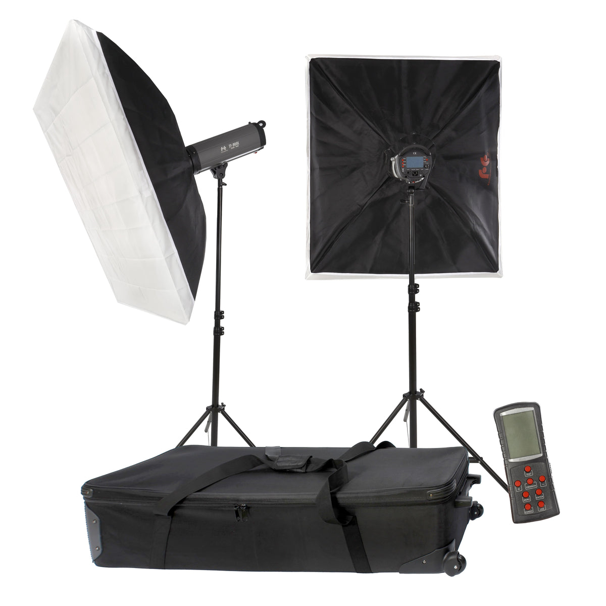 Falcon Eyes Flash de estudio Kit TFK-2400L con LCD Pantalla