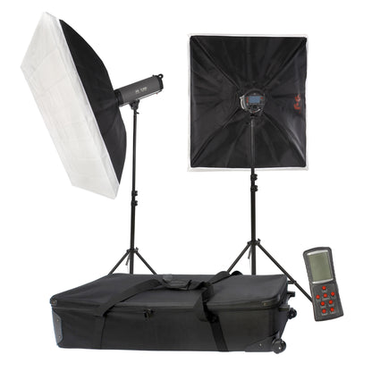 Falcon Eyes Flash de estudio Kit TFK-2900L con LCD Pantalla