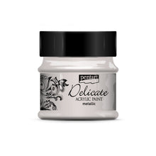 Pentart Delicate Metallic Pintura acrílica 50 ml - Plata