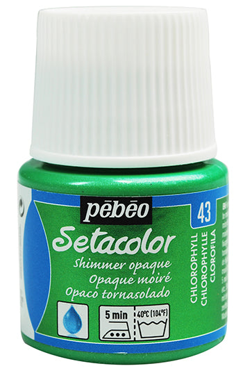 Pebeo Setacolor Shimmer Pintura textil 45 ml