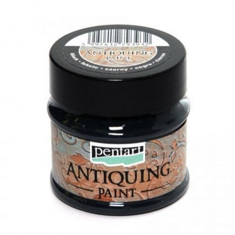 Pentart Antiquing Paint 50 ml - Negro