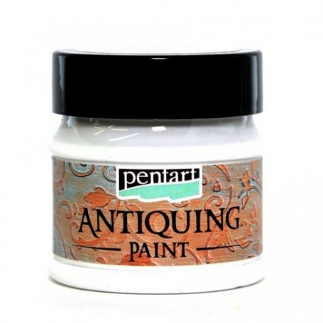 Pentart Antiquing Paint 50 ml - Blanco