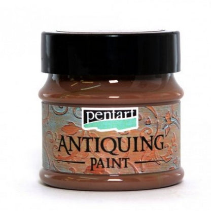 Pentart Antiquing Paint 50 ml - Marrón oscuro