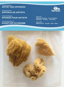 Kereso Natuurlijke Zee Sponzen Variëteitspakket - Fino y rugoso - 3 unidades