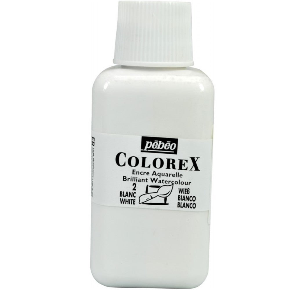 Pebeo Colorex Tinta acuarelable 250 ml. - Blanco