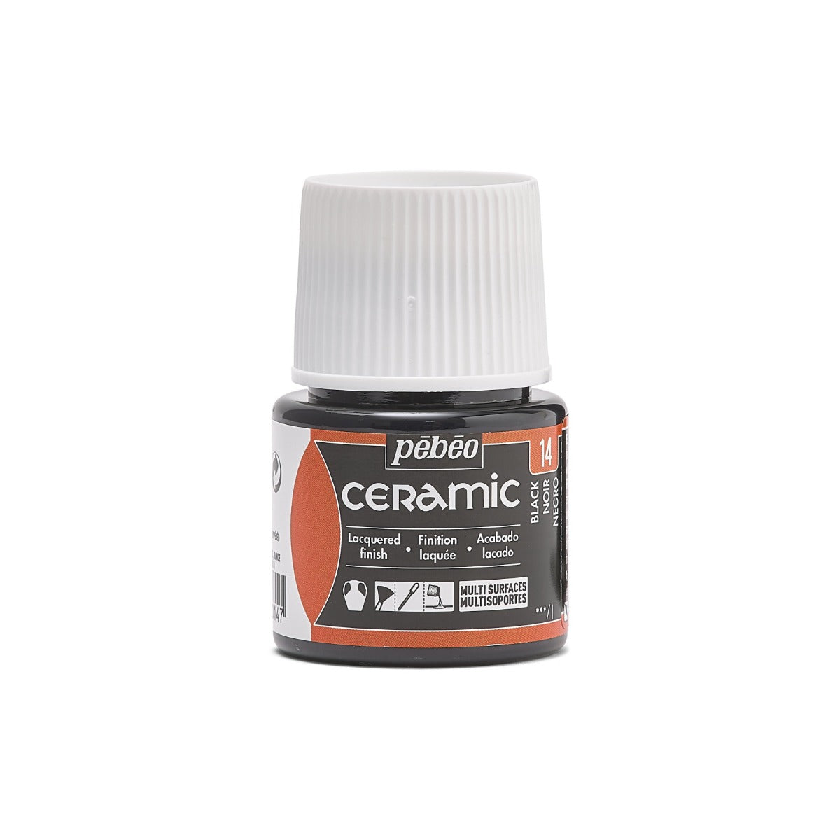 Pebeo Ceramic Paint 45 ml - 14 - Negro