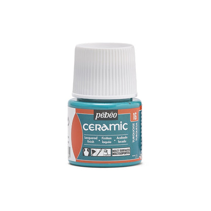 Pebeo Ceramic Paint 45 ml - 16 - Turkoois