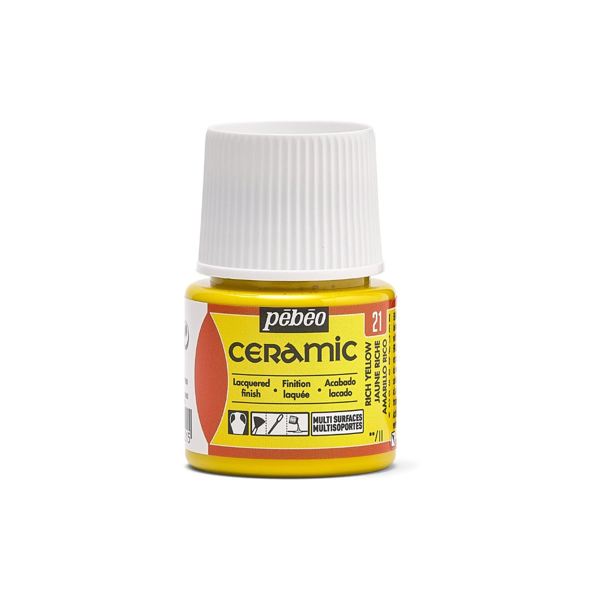 Pebeo Ceramic Paint 45 ml - 21 - Intenso Amarillo