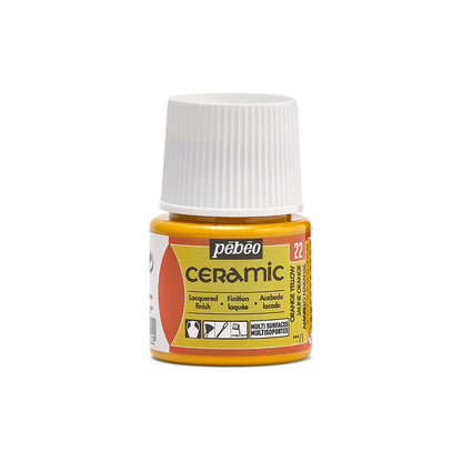 Pebeo Ceramic Paint 45 ml - 22 - Oranjegeel